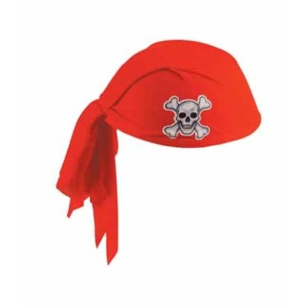 Beistle Co Beistle 60752-R - Pirate Scarf Hat - Red- Pack of 12 60752-R